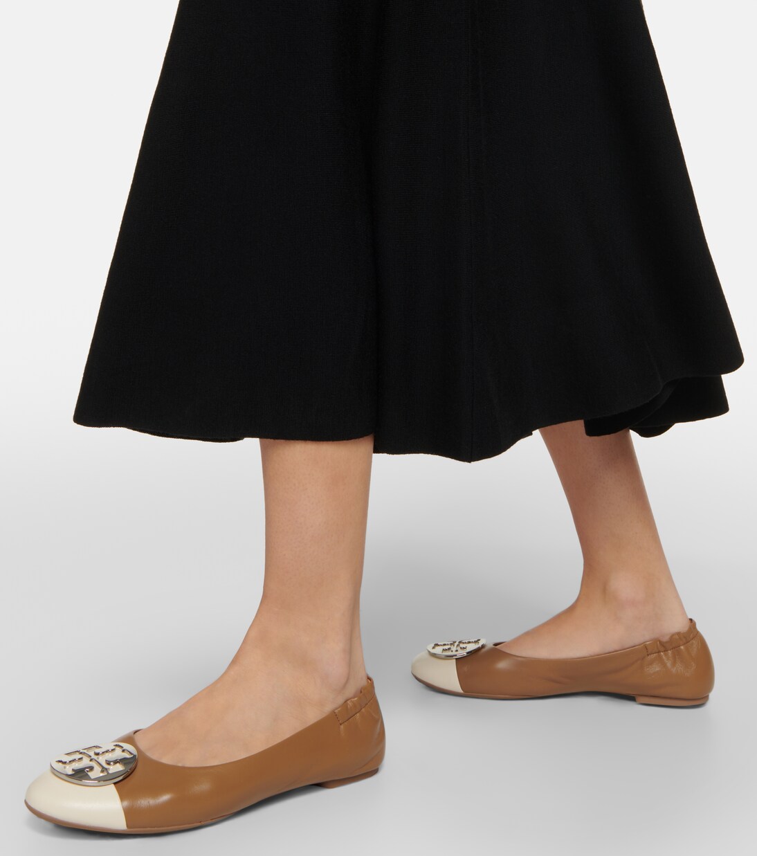 Claire leather ballet flats | Tory Burch