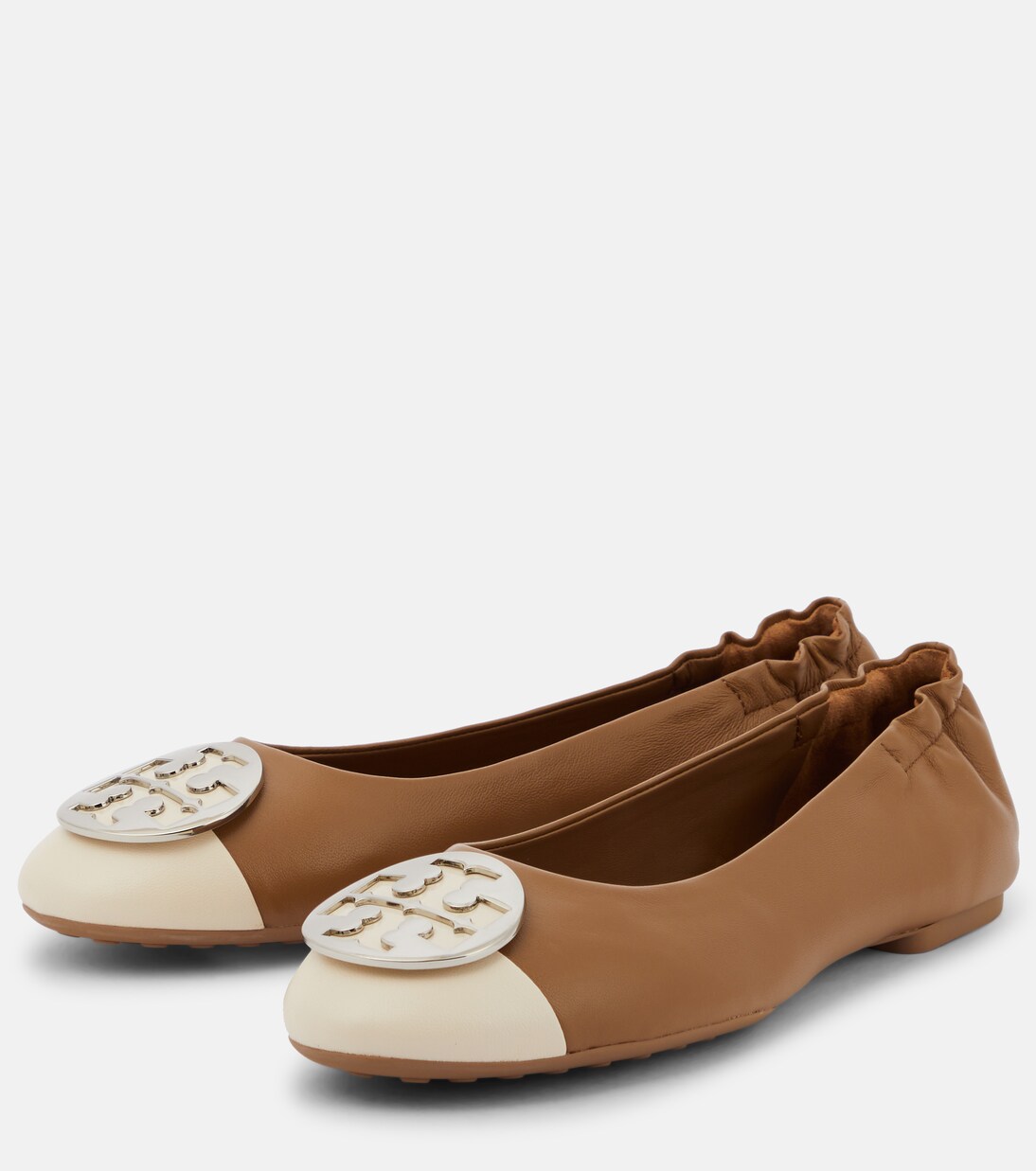 Claire leather ballet flats | Tory Burch