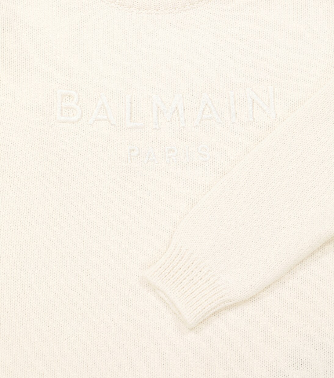 Pull en laine, soie et cachemire | Balmain Kids