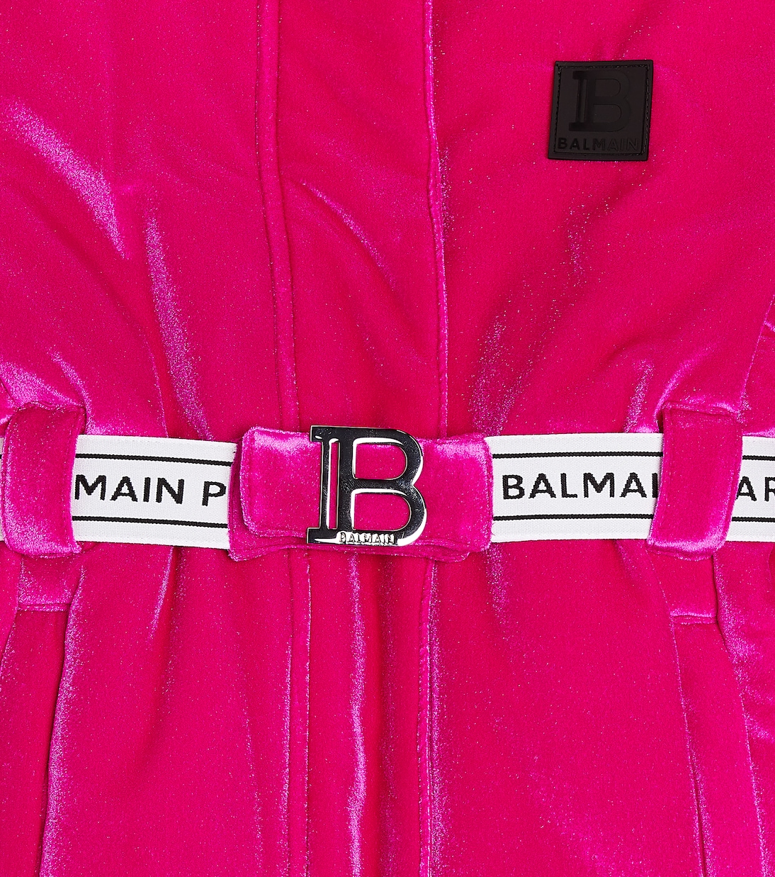 Chaqueta de esquí de terciopelo | Balmain Kids