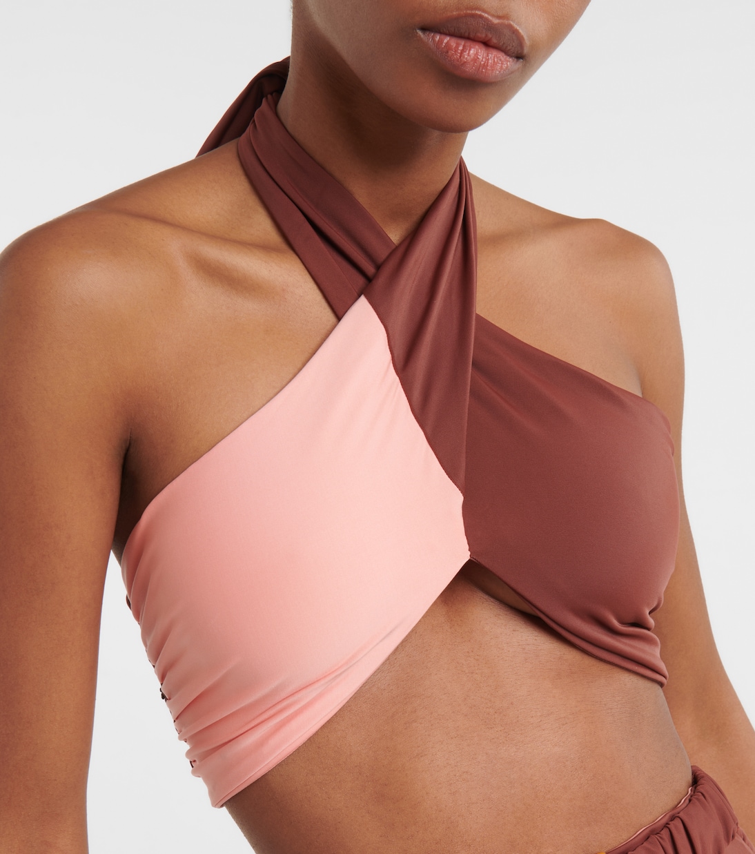 Top bikini con scollo all’americana | Johanna Ortiz