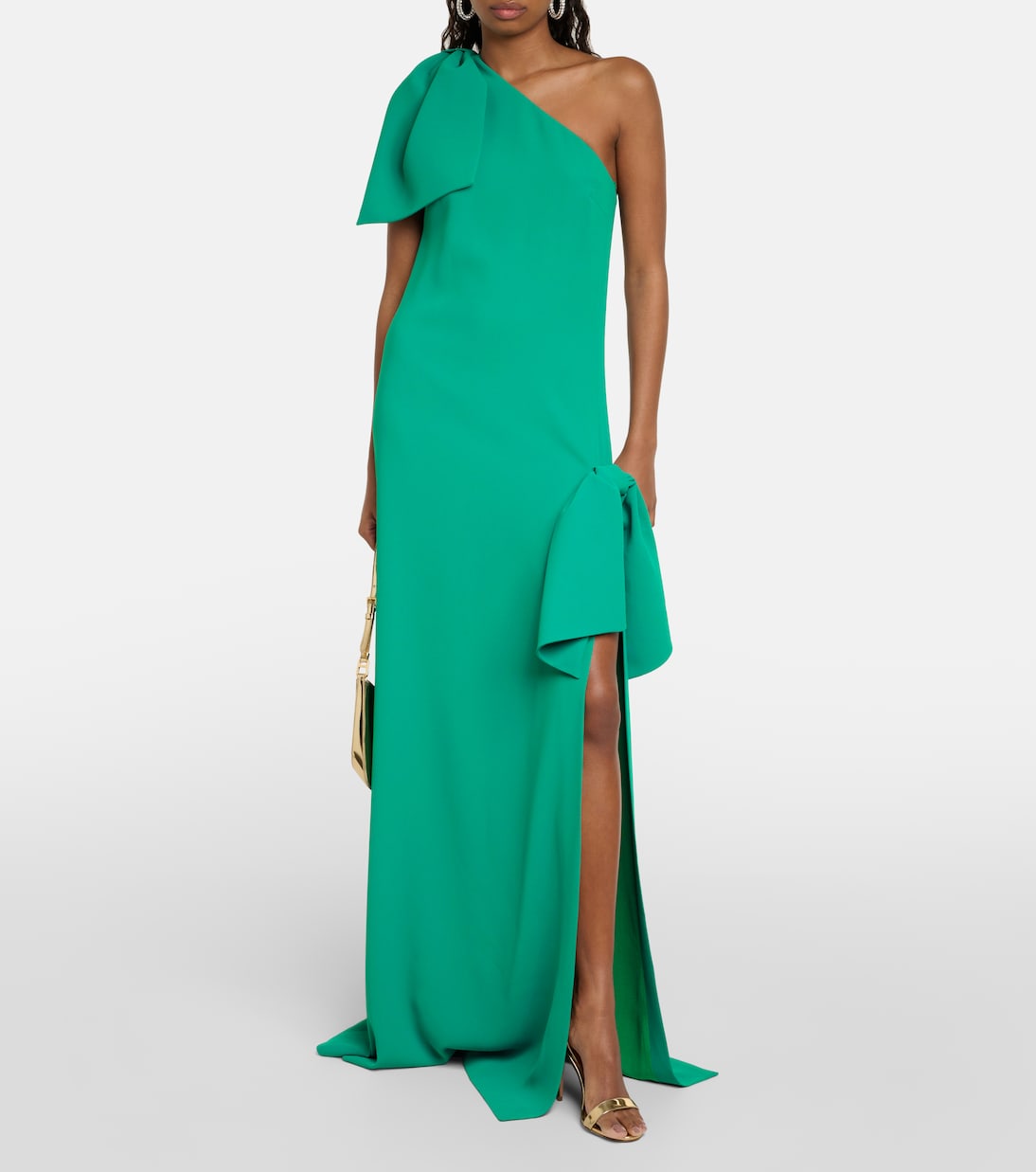 Draped one-shoulder gown | Elie Saab