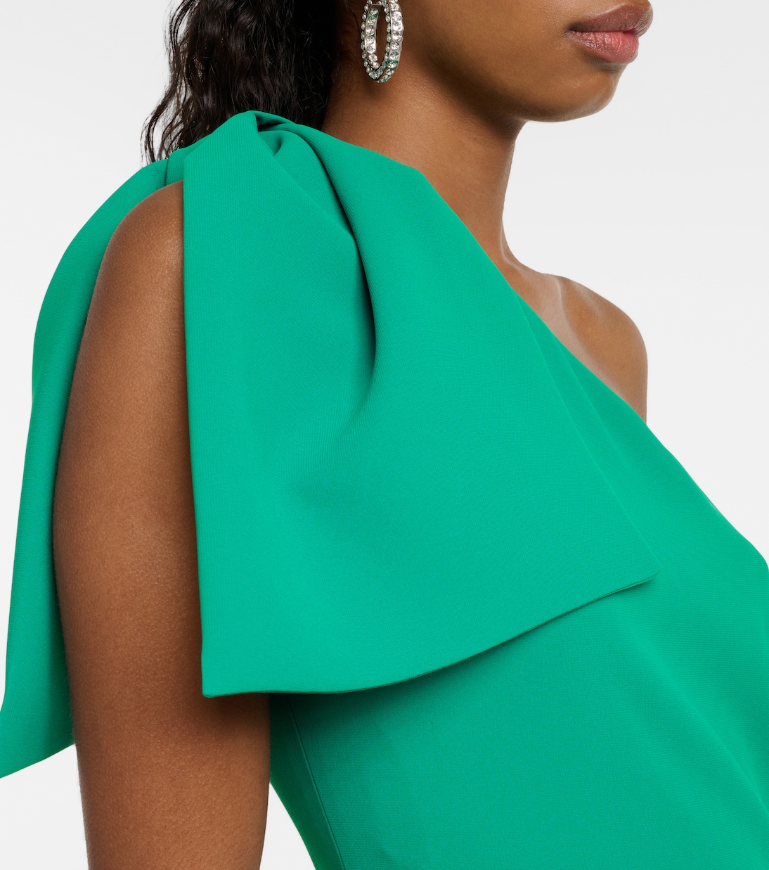 Draped one-shoulder gown | Elie Saab