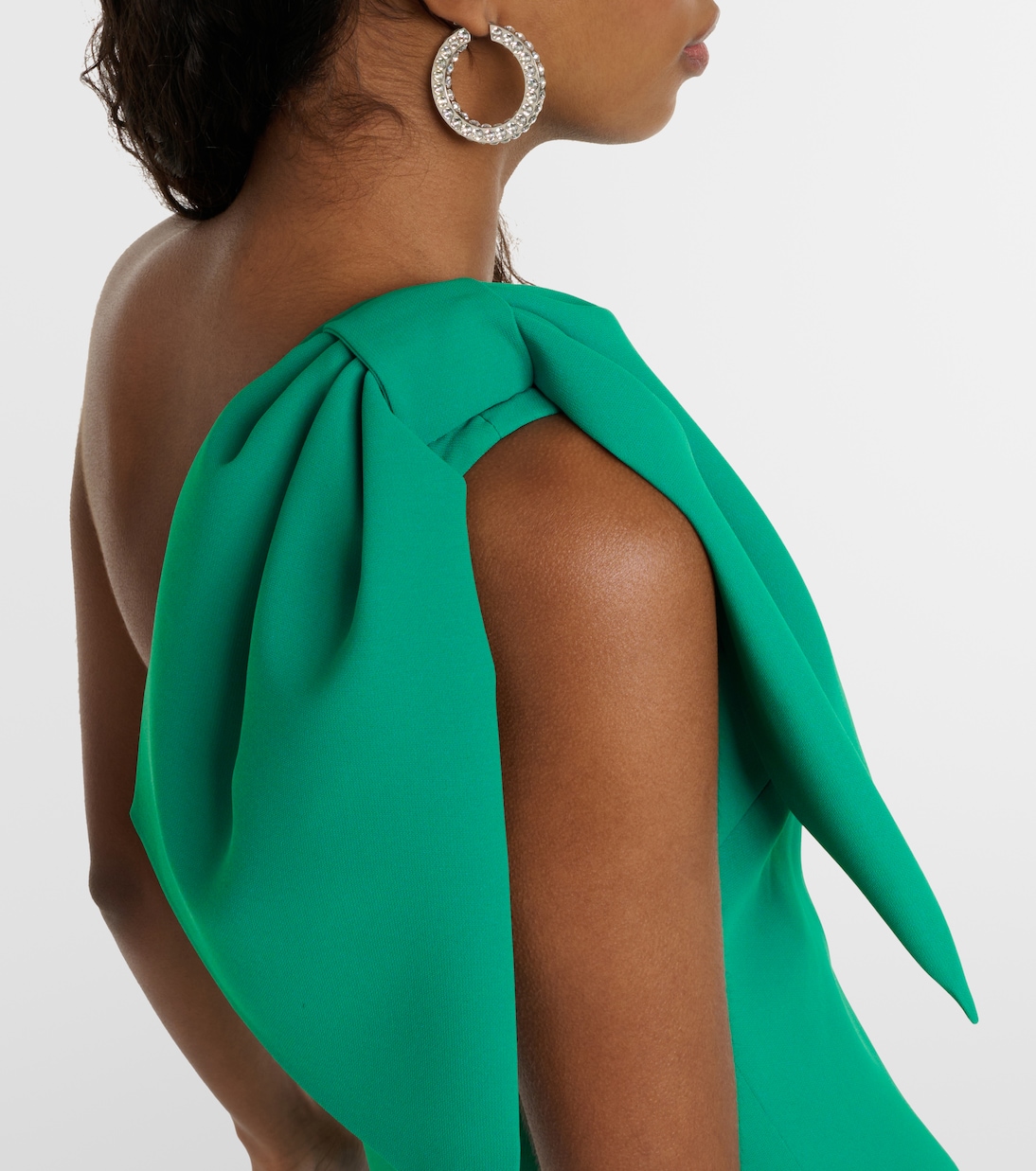 Draped one-shoulder gown | Elie Saab