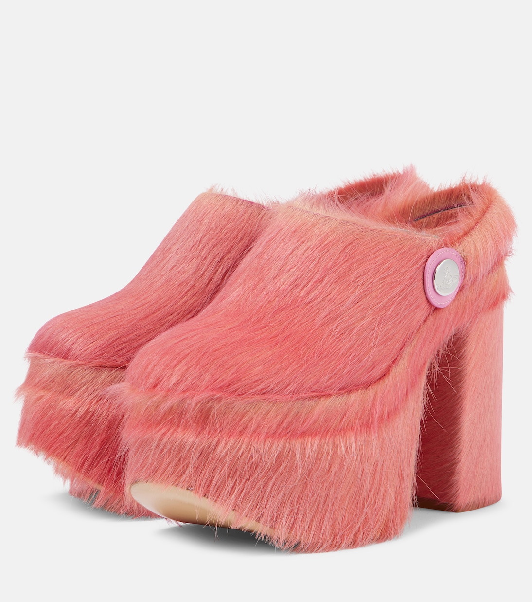 Swamp calf hair platform clogs | Vivienne Westwood