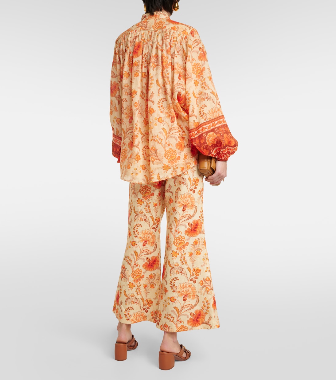 Blusa Junie in ramia con stampa | Zimmermann