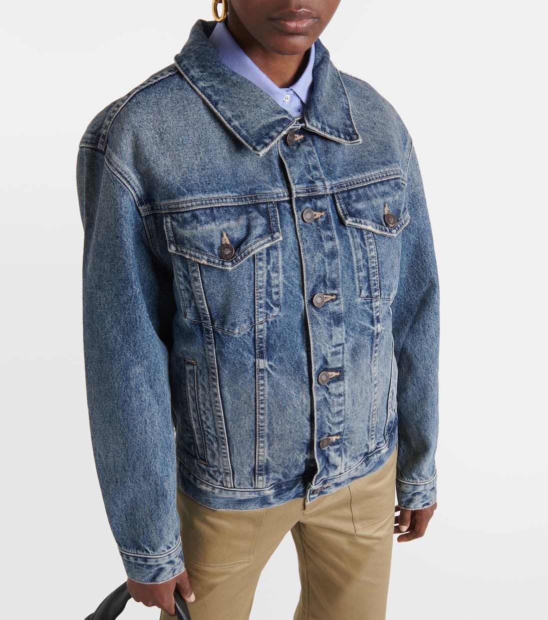Chaqueta Hubert en denim | Nili Lotan