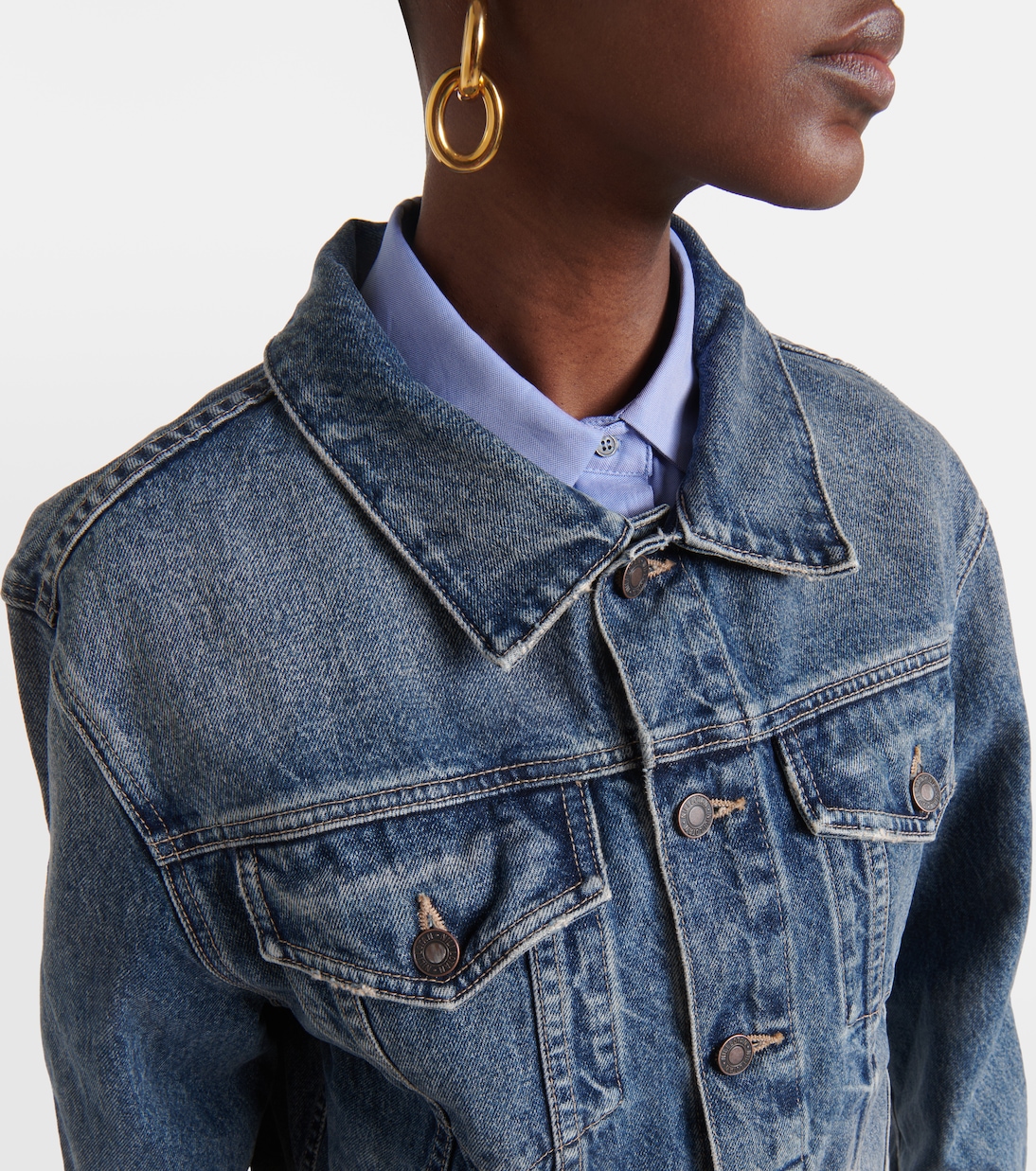 Chaqueta Hubert en denim | Nili Lotan