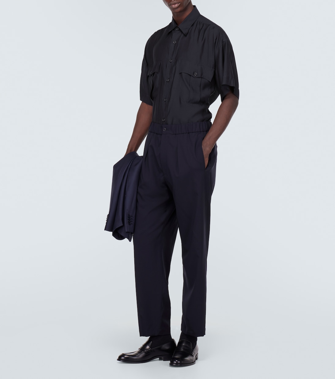 Camicia bowling in jersey | Giorgio Armani