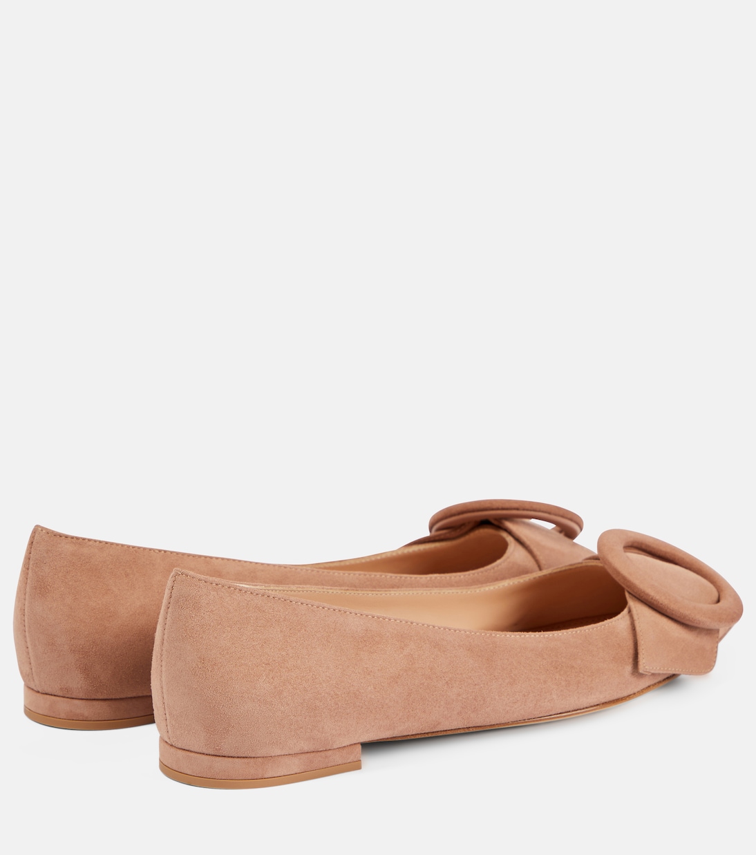 Ballerinas aus Veloursleder | Gianvito Rossi