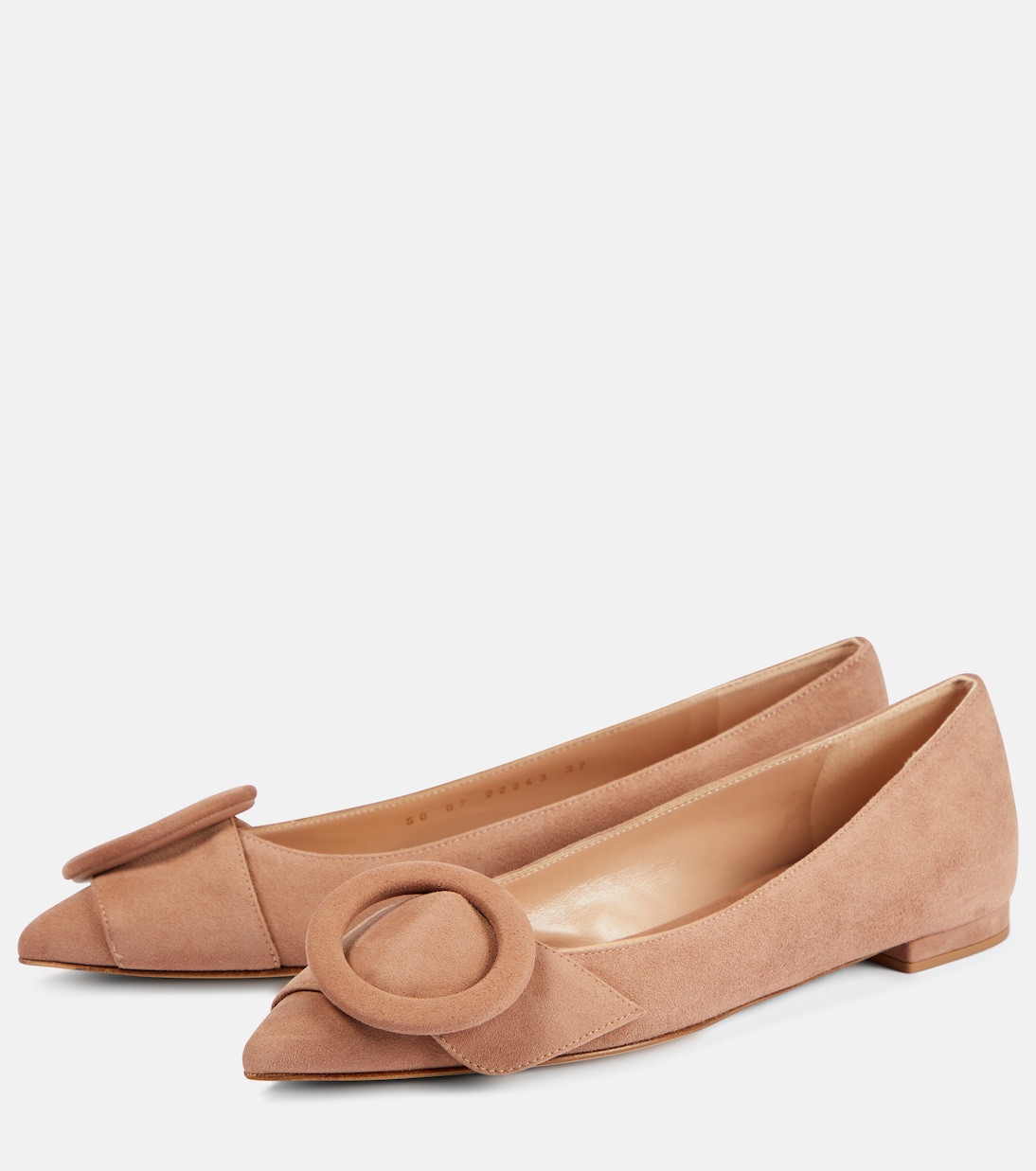 Ballerinas aus Veloursleder | Gianvito Rossi