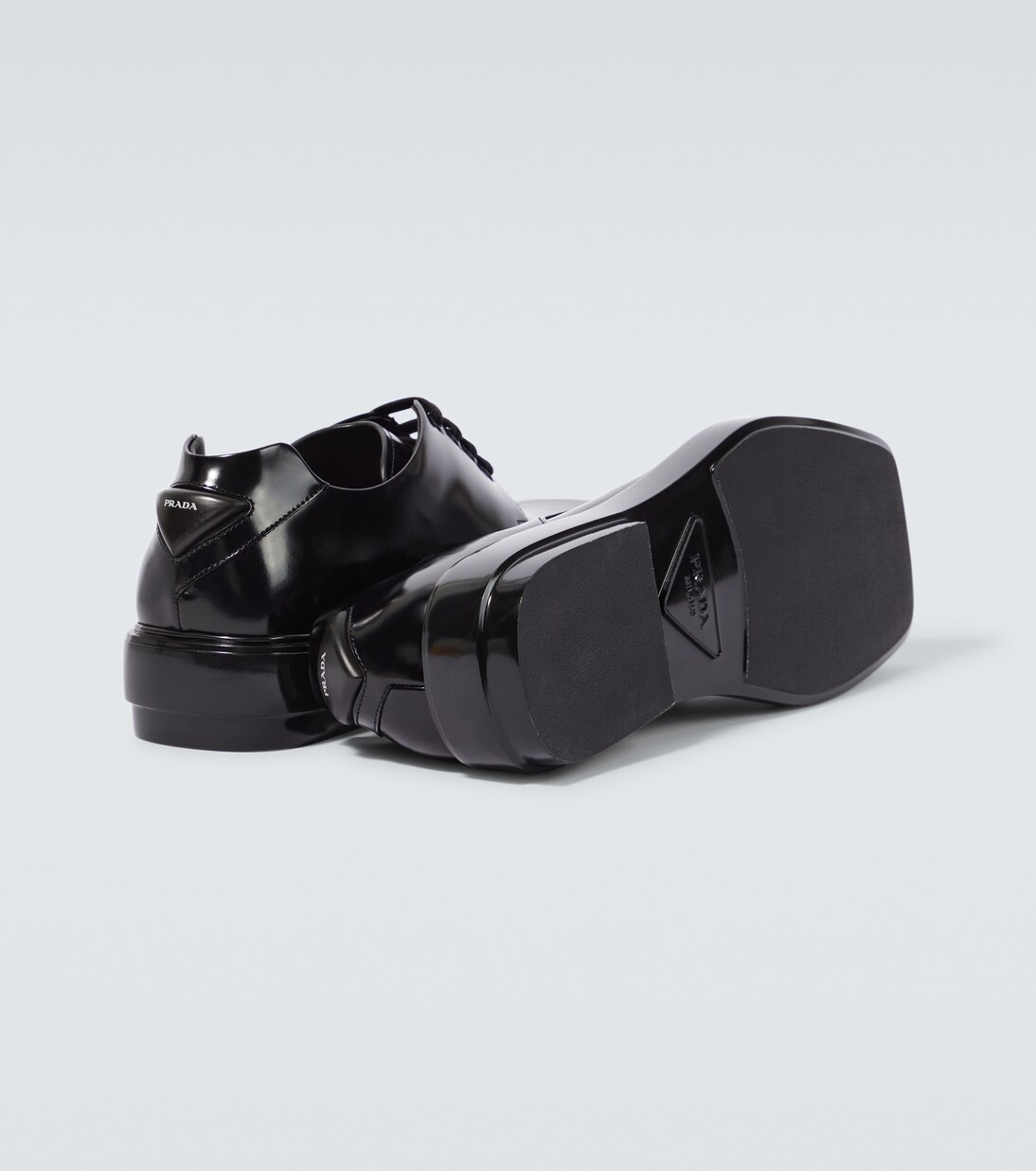 Schnürschuhe aus Leder | Prada
