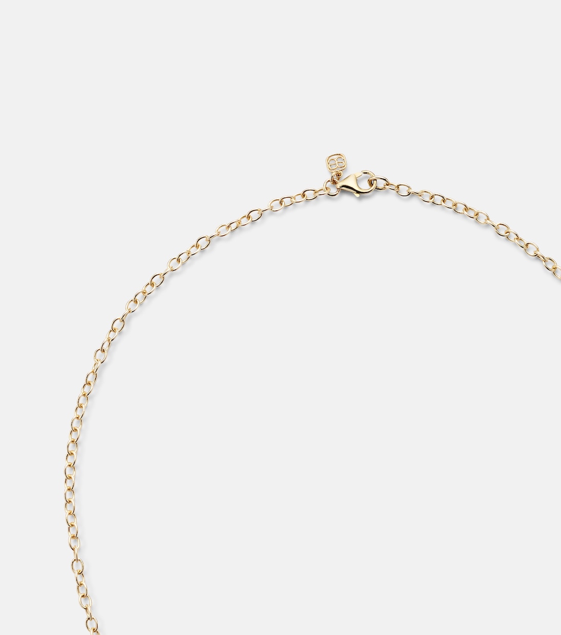 Collana in oro 14kt SYDNEY EVAN con moneta fortunata e diamanti, design giovane e moderno
