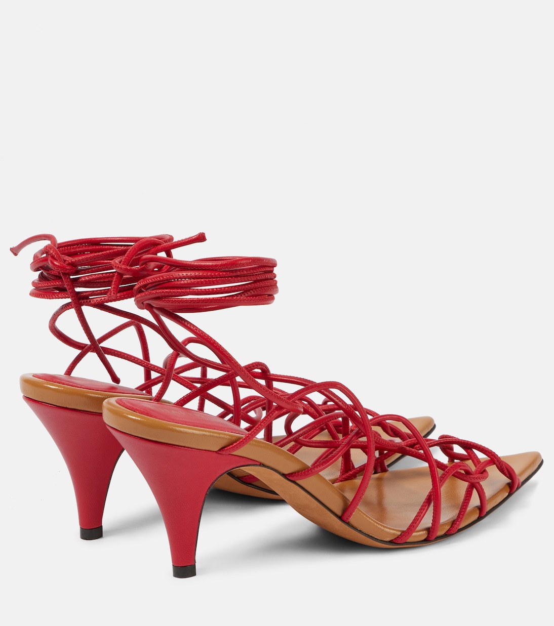 Arden 75 leather sandals | Khaite