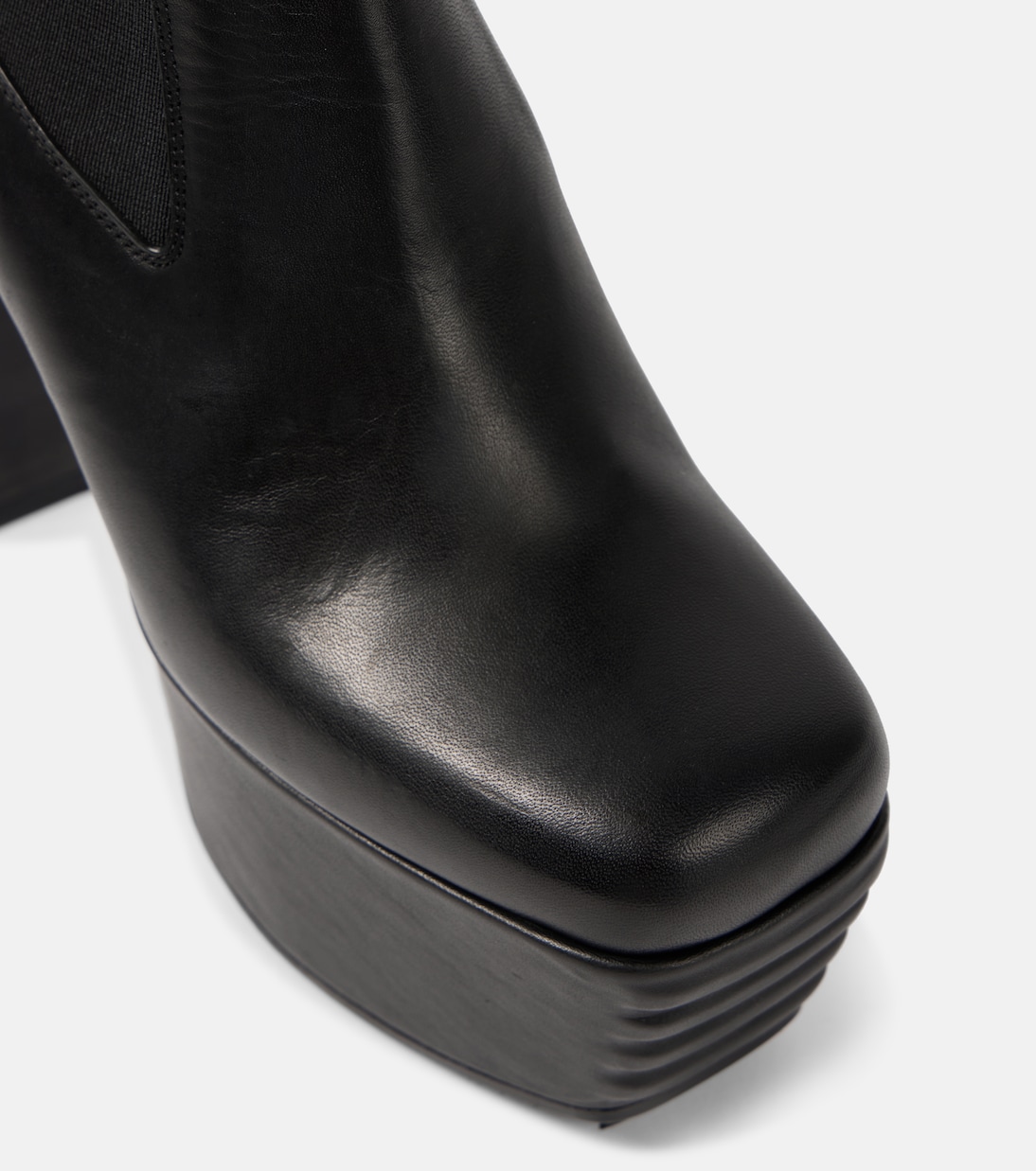 Bottines Porterville Beatle Banana en cuir | Rick Owens