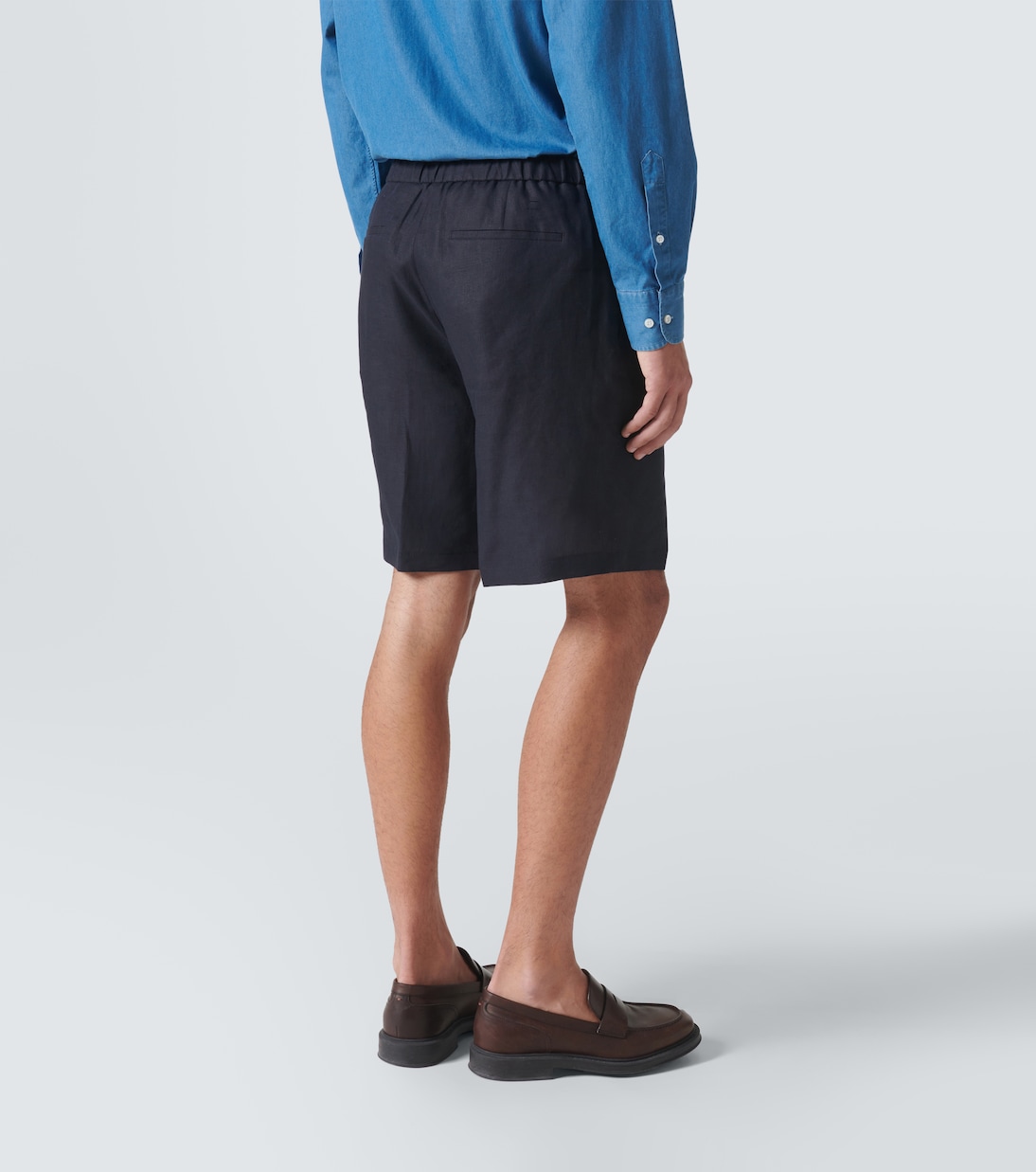 Emanuele linen Bermuda shorts | Loro Piana