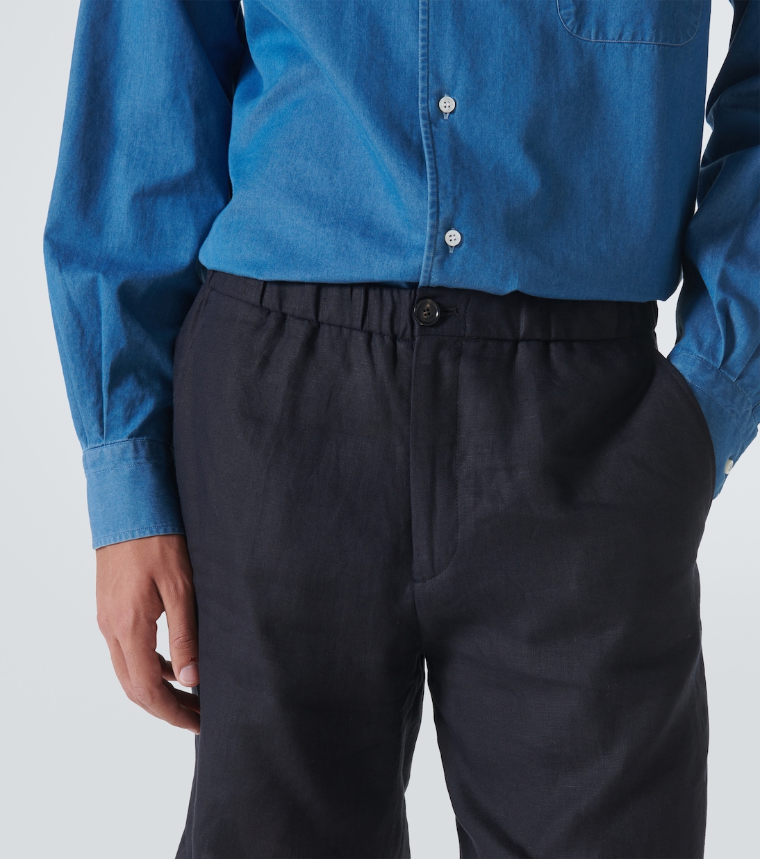 Emanuele linen Bermuda shorts | Loro Piana