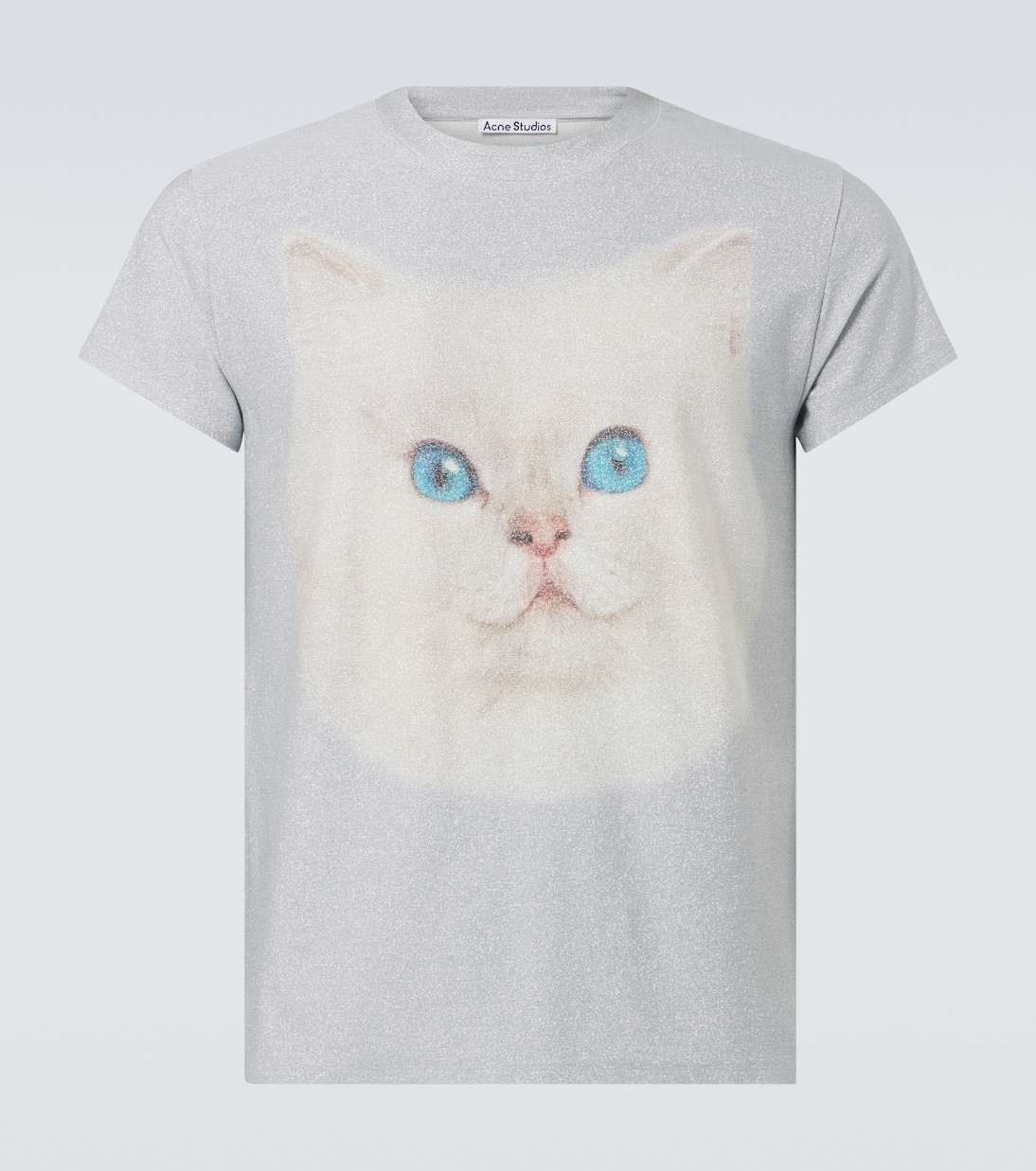 Camiseta de lamé estampada | Acne Studios