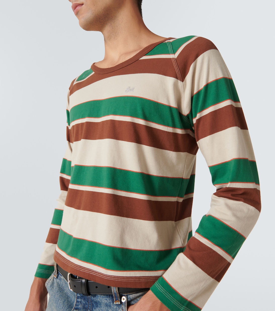 T-shirt en coton rayé | ERL