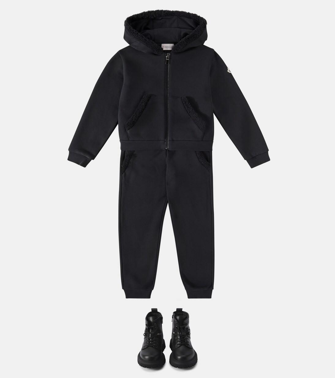Ensemble de survêtement en coton | Moncler Enfant