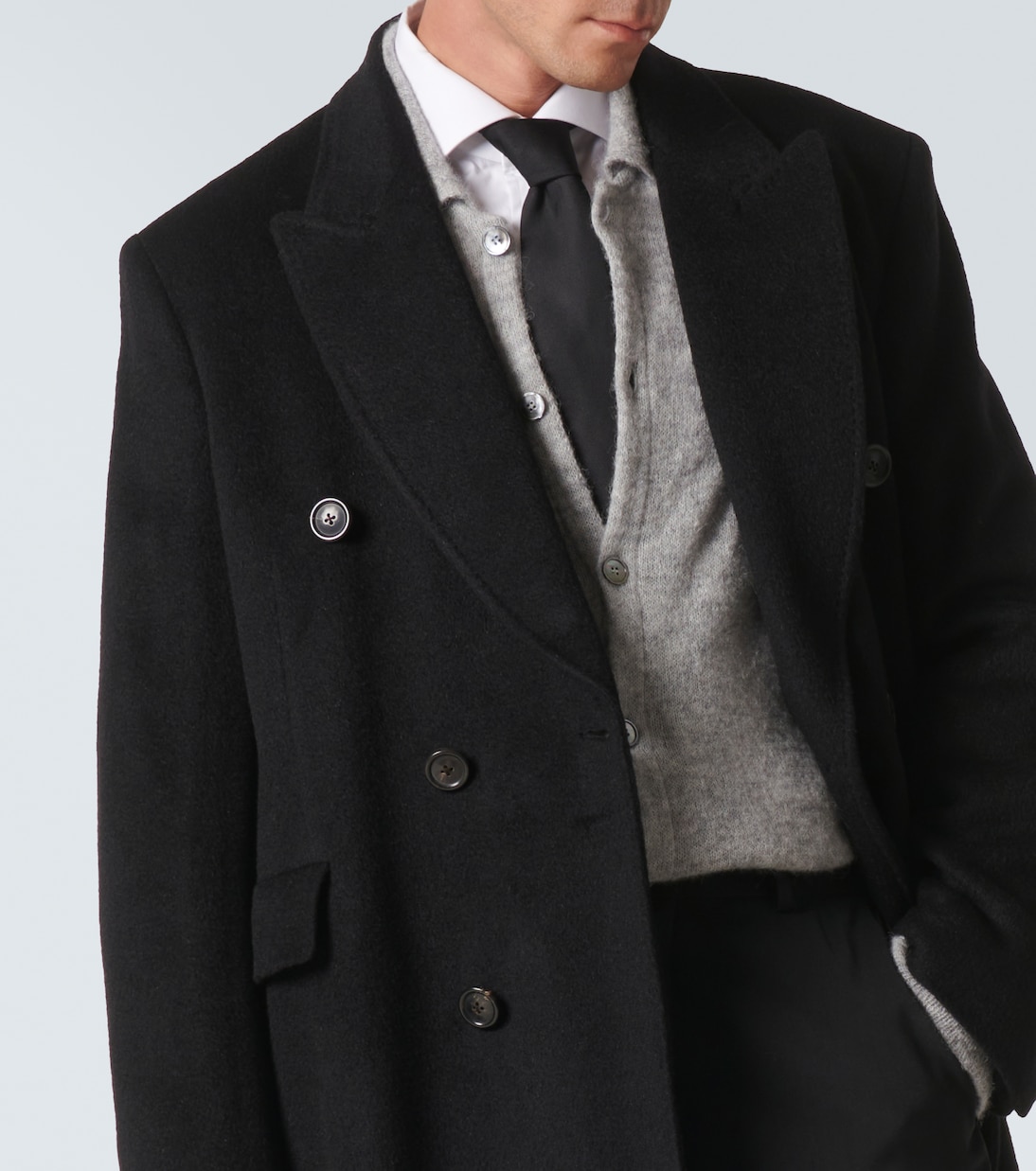 Whale double-breasted mohair-blend coat | Our Legacy