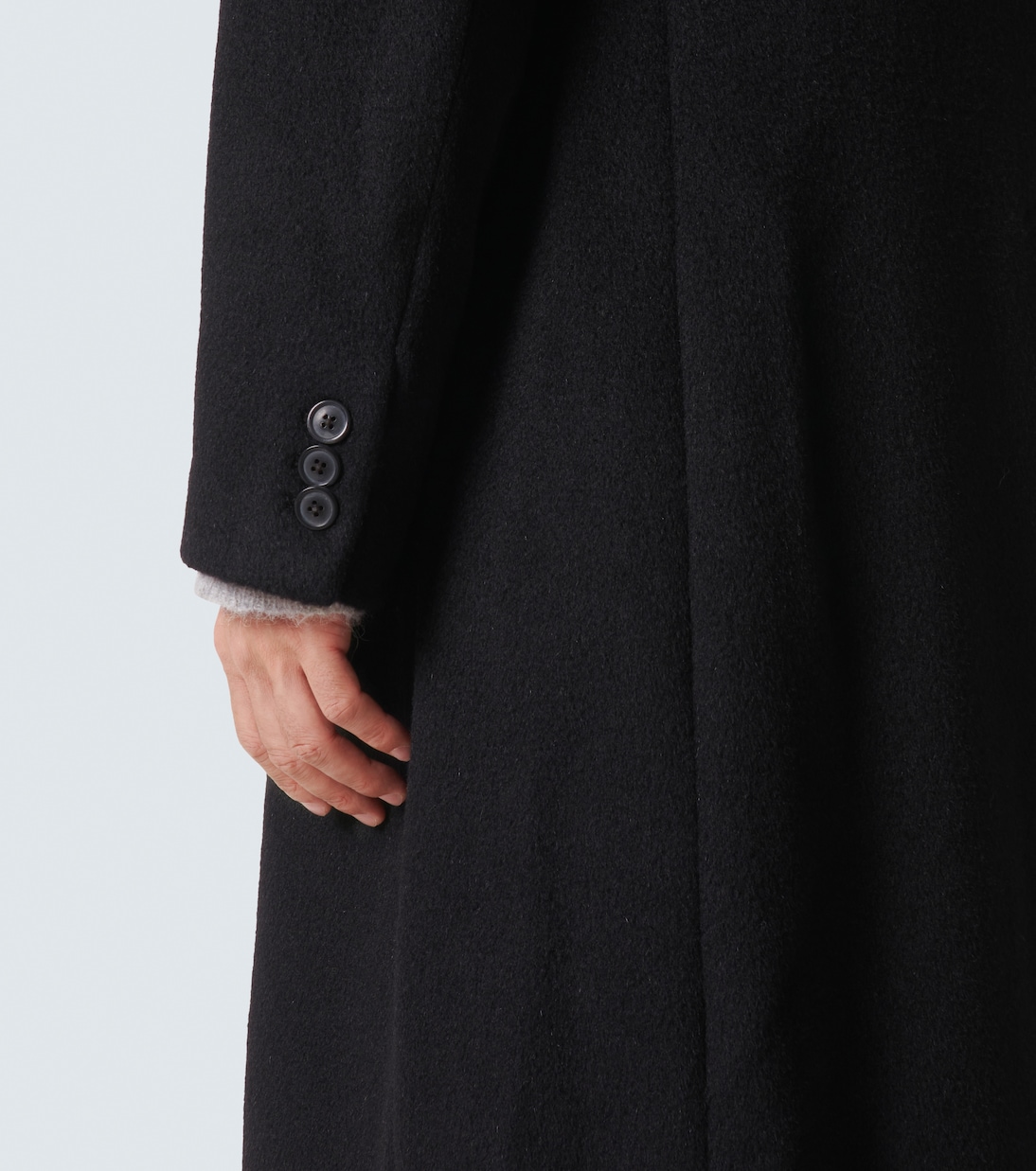 Whale double-breasted mohair-blend coat | Our Legacy