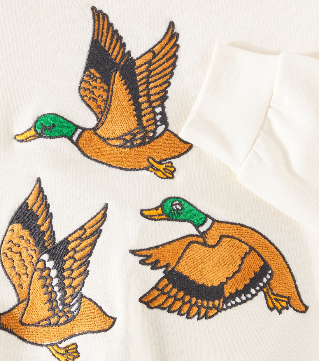 Ducks cotton jersey sweatshirt | Mini Rodini