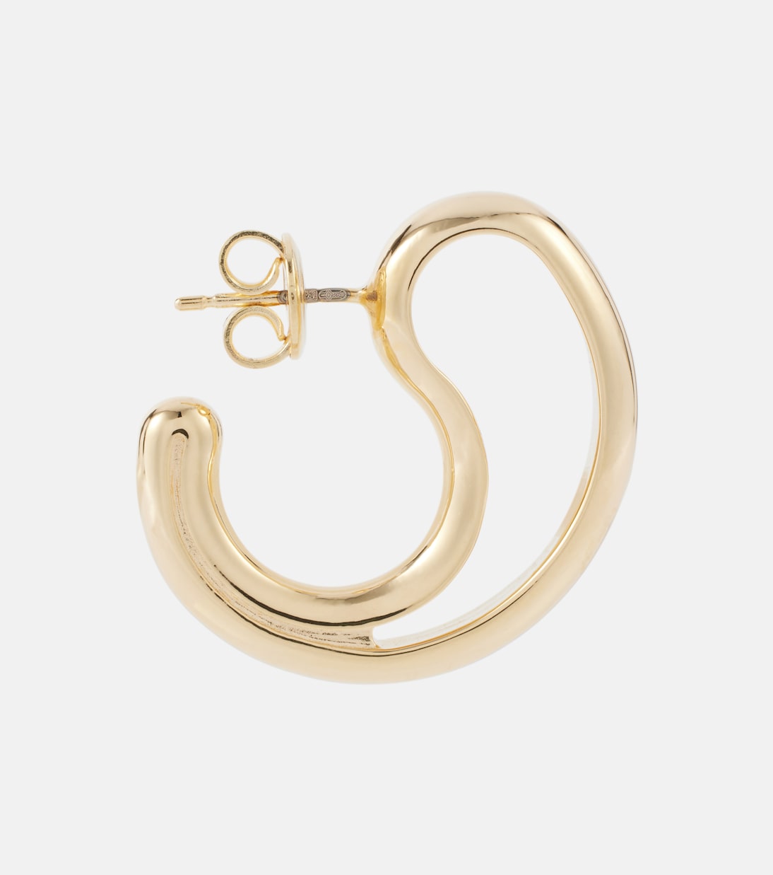 Drop 18kt gold-plated sterling silver earrings | Bottega Veneta