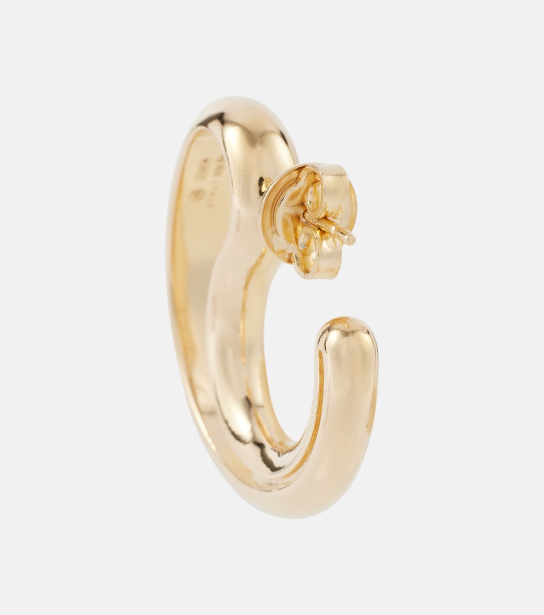 Drop 18kt gold-plated sterling silver earrings | Bottega Veneta
