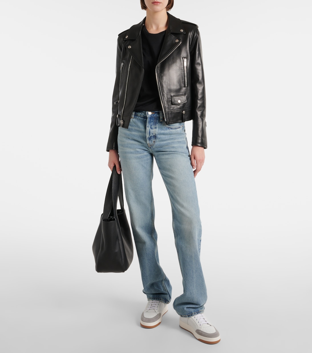 Sneakers SL/61 in pelle con suede | Saint Laurent