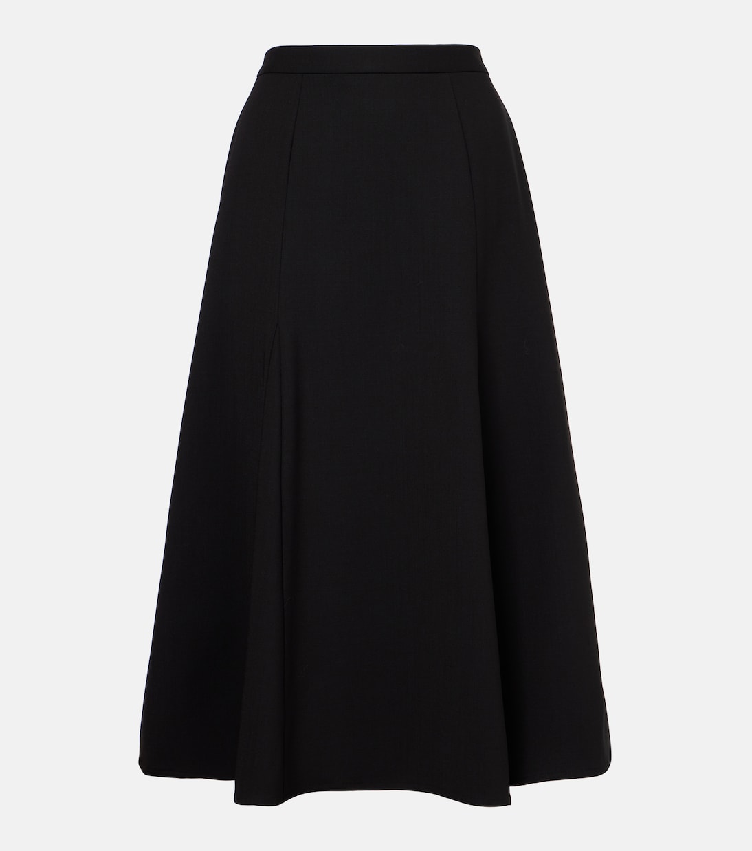 Jupe midi en laine mélangée | Carolina Herrera