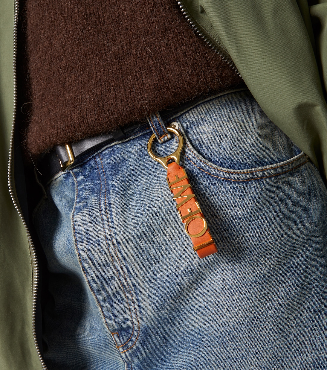 Charm in pelle con logo | Loewe