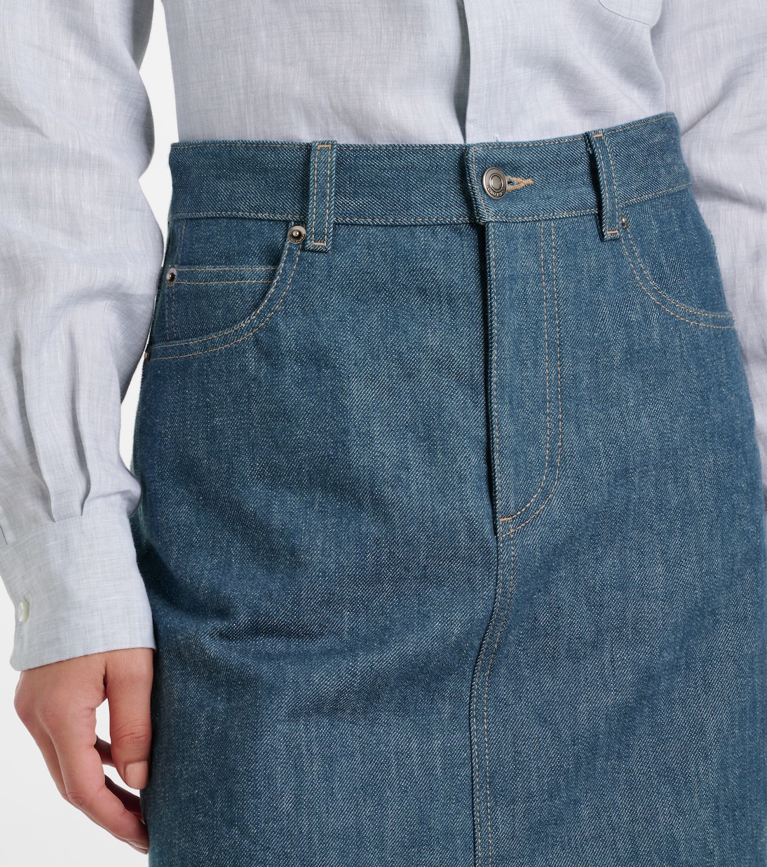 Jupe Joanne en jean | Loro Piana