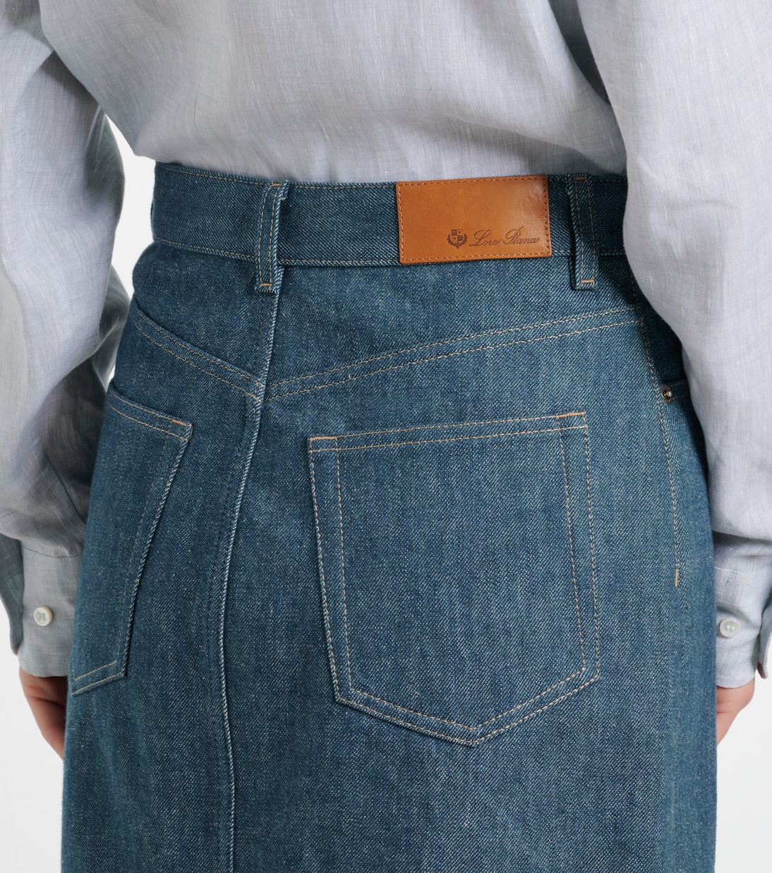 Jupe Joanne en jean | Loro Piana