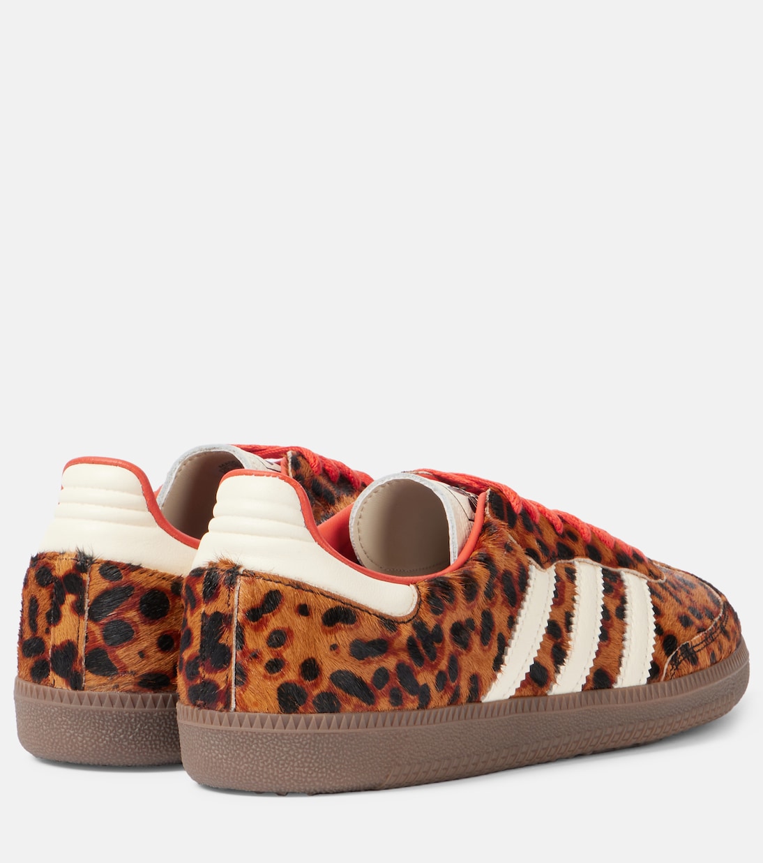 Samba OG leopard-print pony hair sneakers | Adidas
