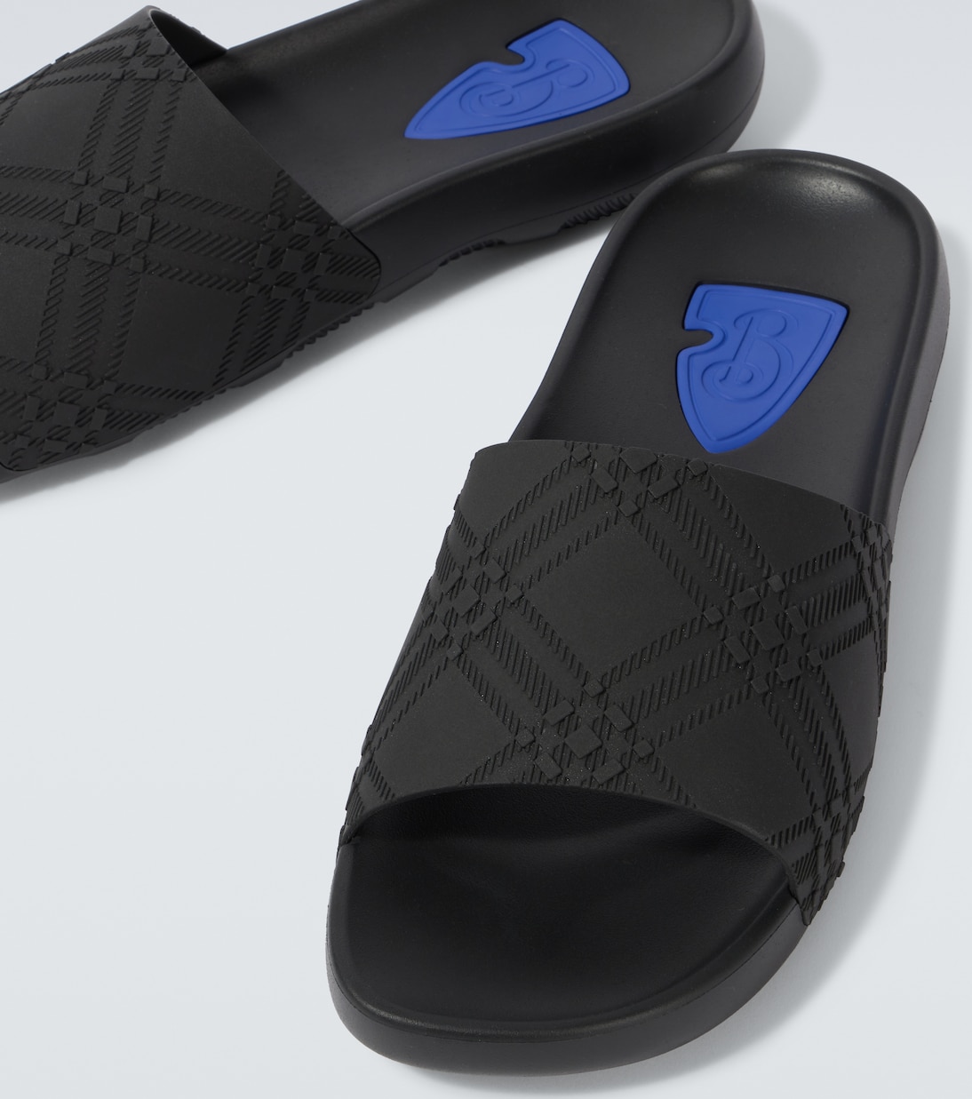 Burberry Check embossed slides  | Burberry