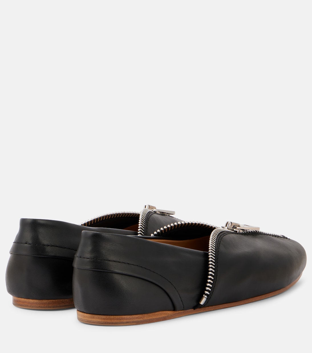 Scarpe ballerine in pelle biker JW Anderson per uno stile giovane e audace