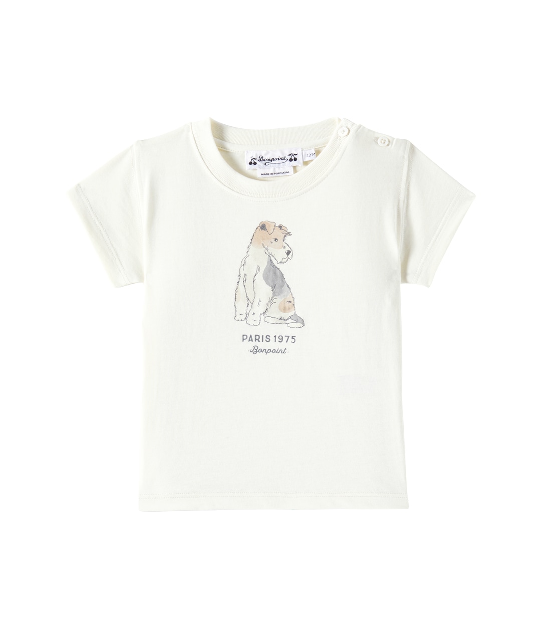 Bebé - camiseta Tom de algodón estampada | Bonpoint