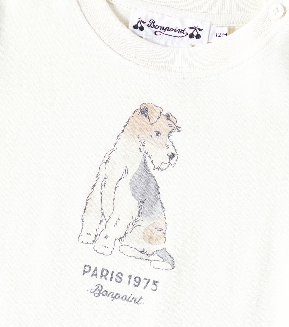 Bebé - camiseta Tom de algodón estampada | Bonpoint