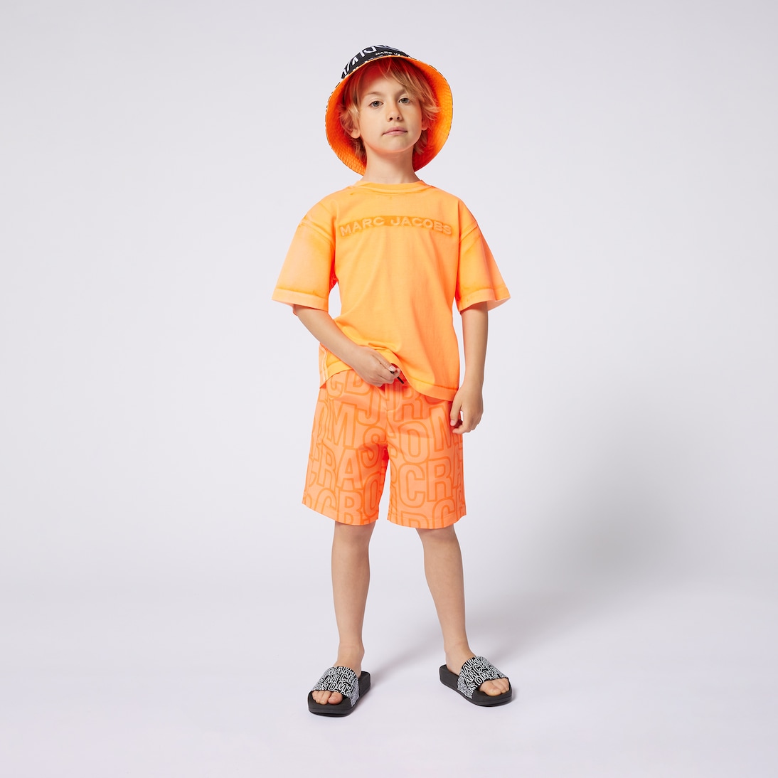 Camiseta de jersey de algodón con logo | Marc Jacobs Kids