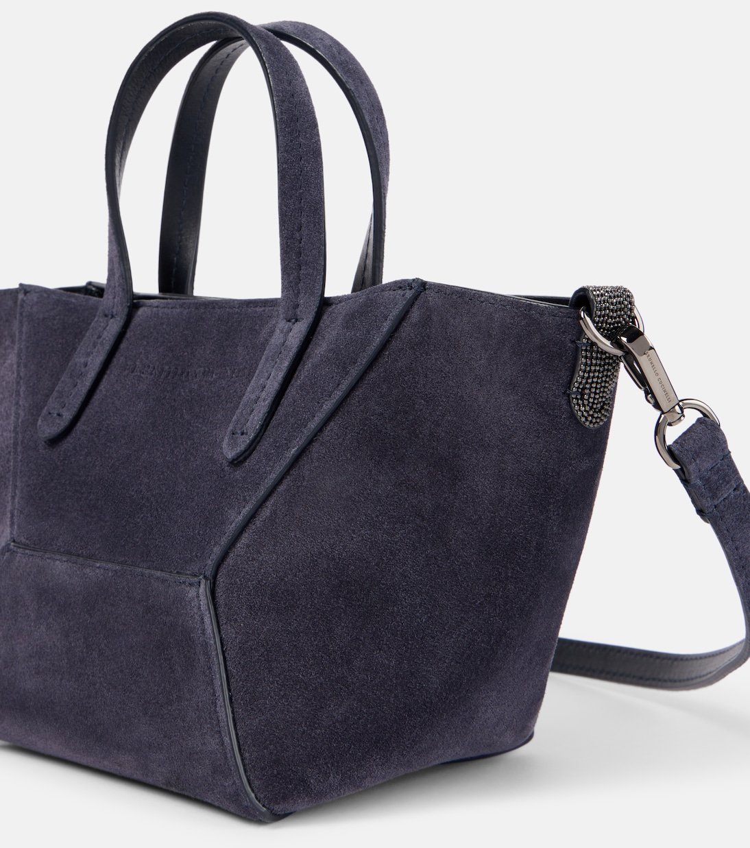 Monili suede tote bag | Brunello Cucinelli