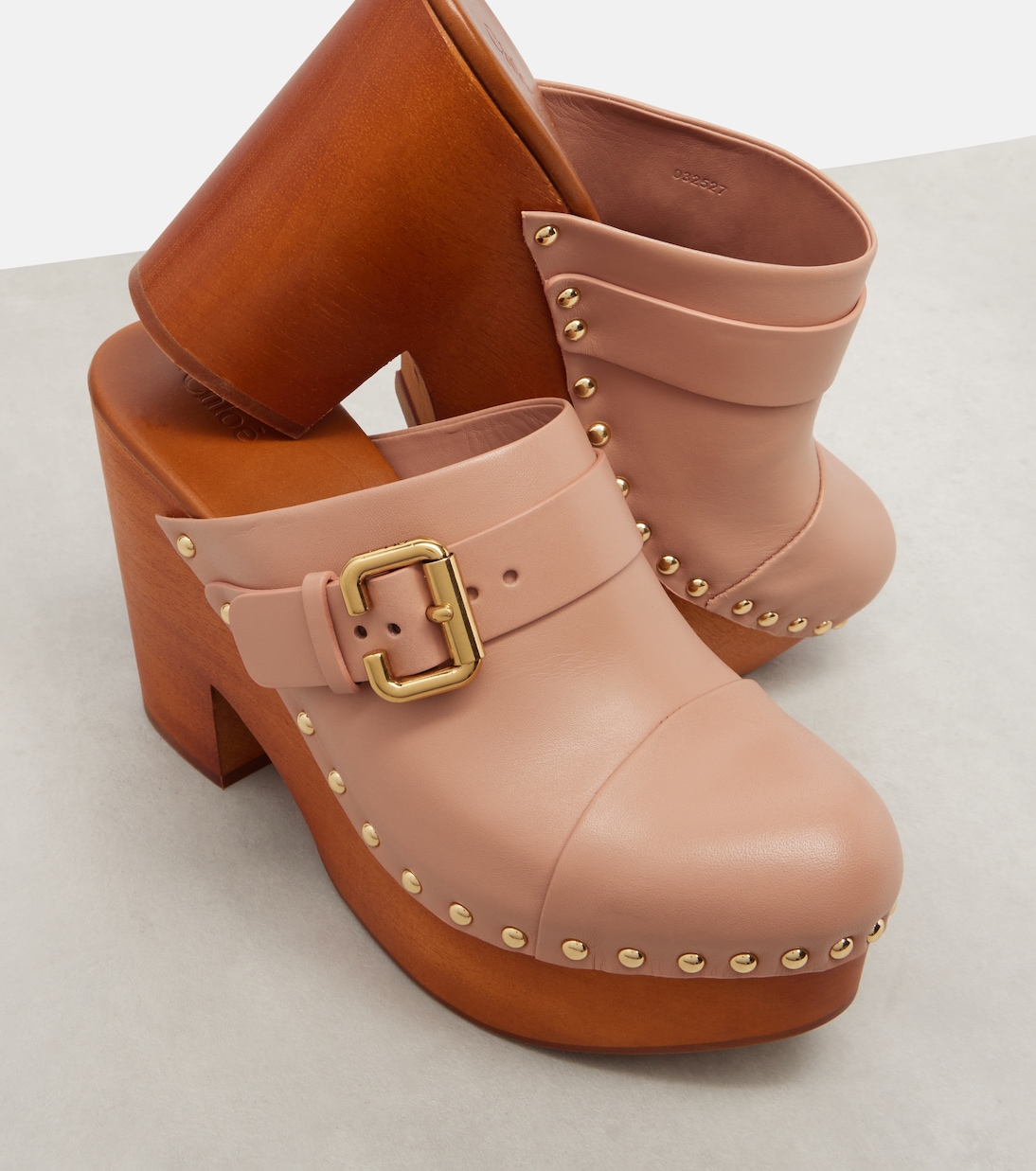 Clogs Jeannette 80 aus Leder | Chloé