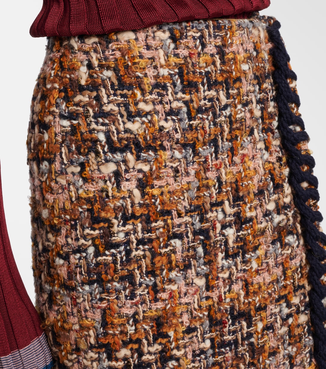 Wool-blend tweed miniskirt | Etro