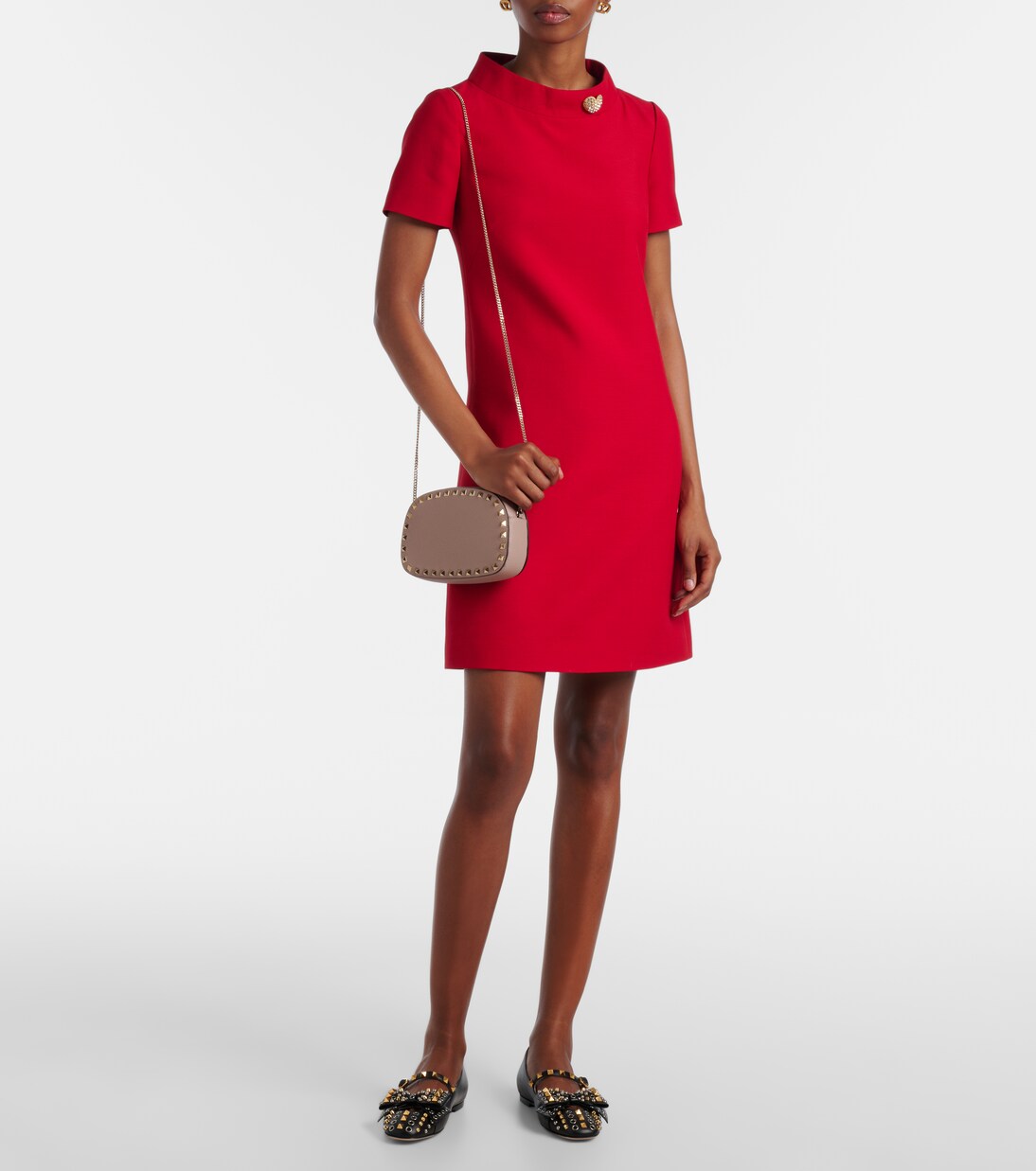 Borsa a spalla Rockstud Mini in pelle | Valentino Garavani