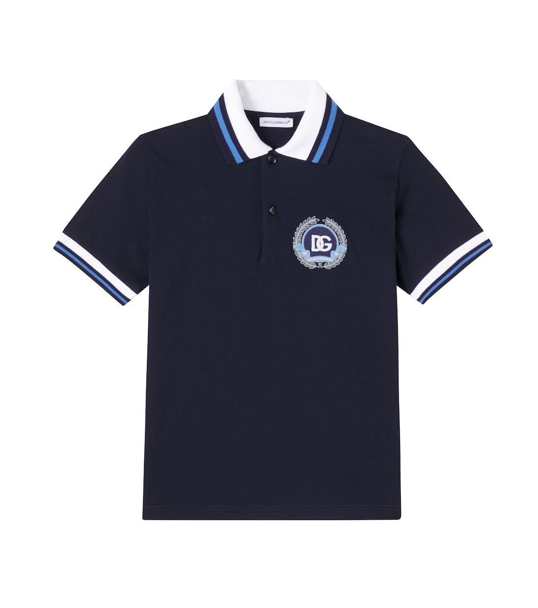 Polo en coton à logo | Dolce&Gabbana Kids