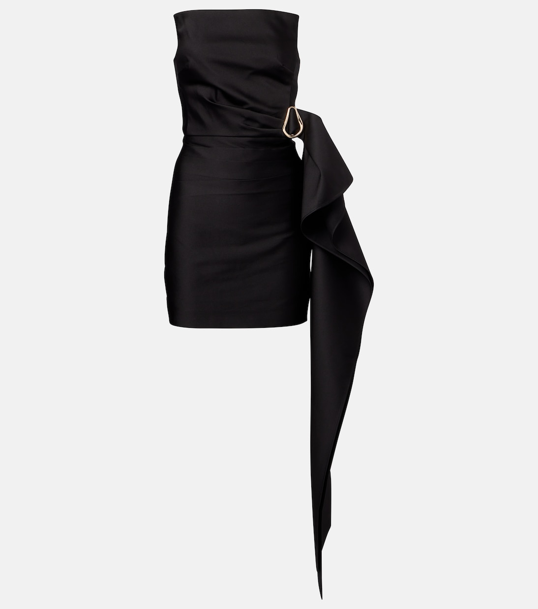 Draped strapless taffeta minidress | Roland Mouret