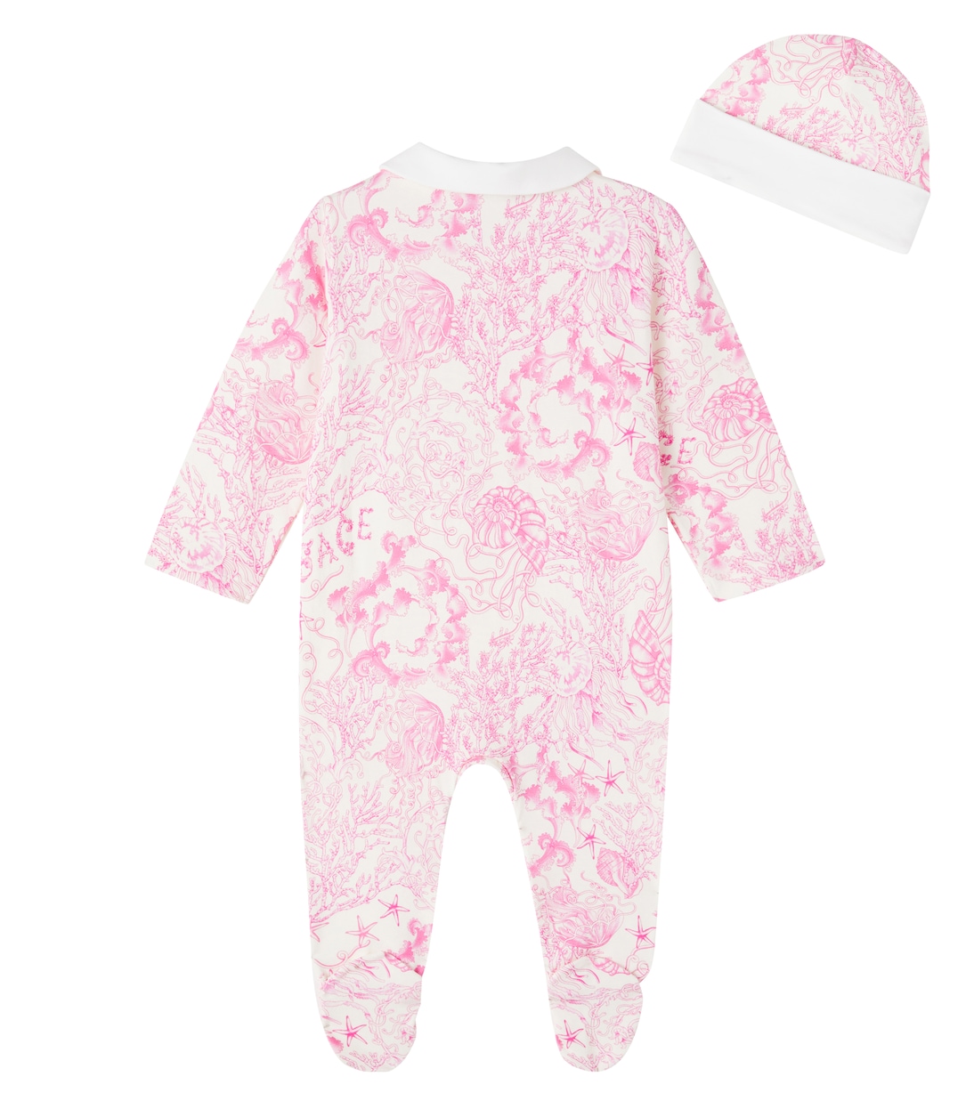 Baby - Set regalo con tutina e berretto in misto cotone | Versace Kids