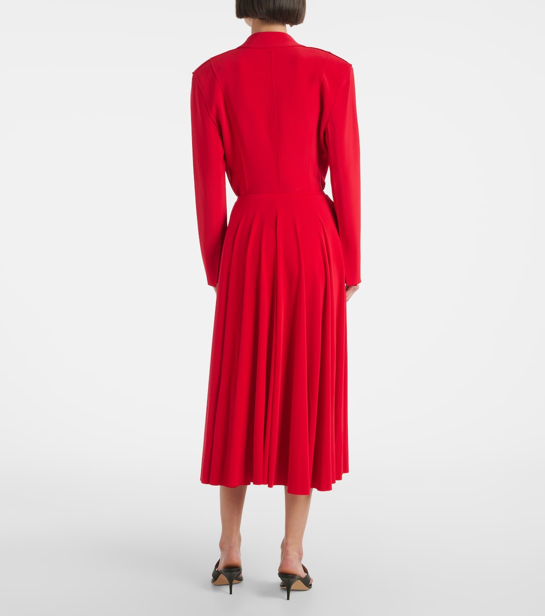 Gonna midi a pieghe | Norma Kamali
