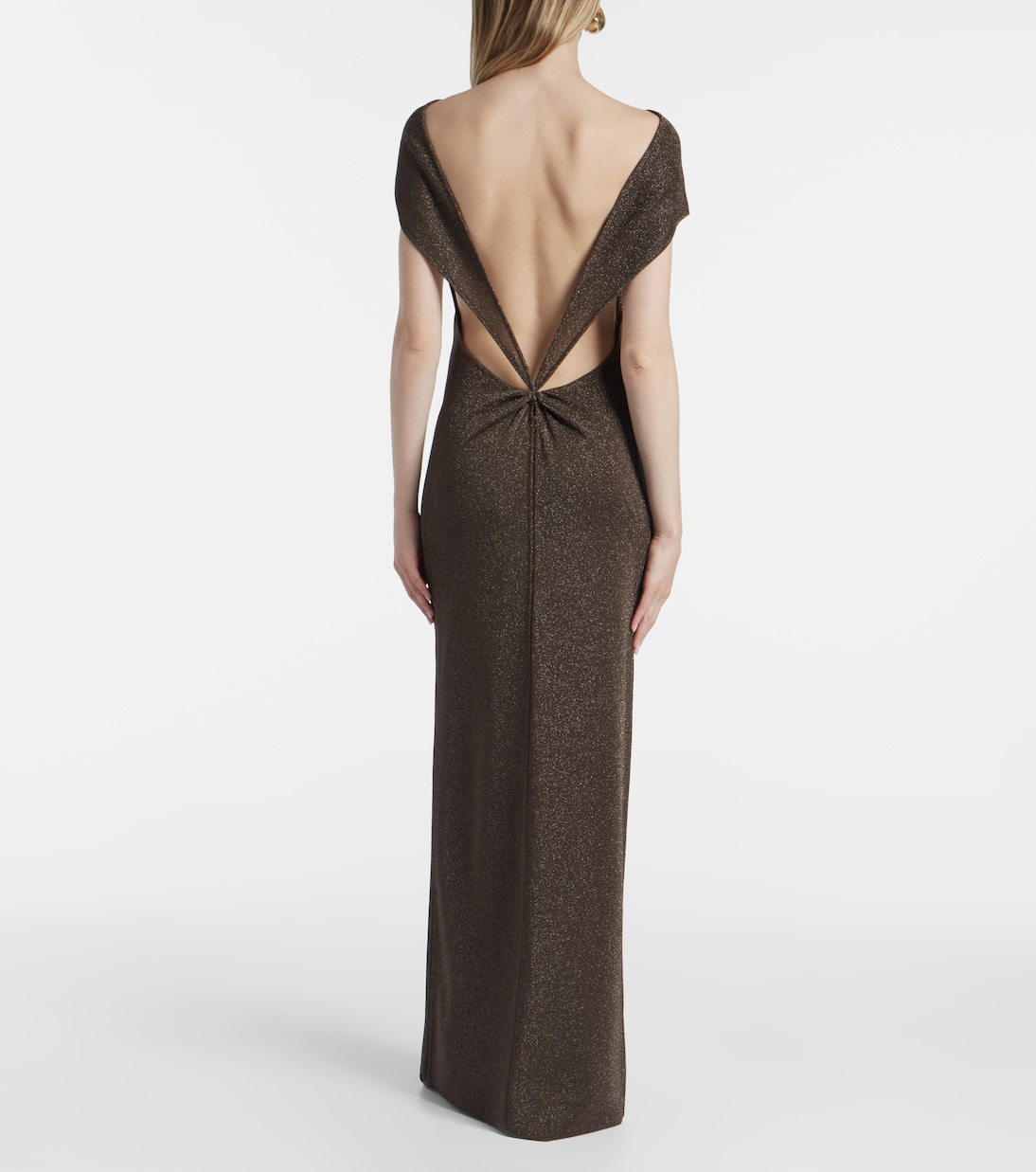 Abito lungo Eschimo con scollo a barchetta | Max Mara