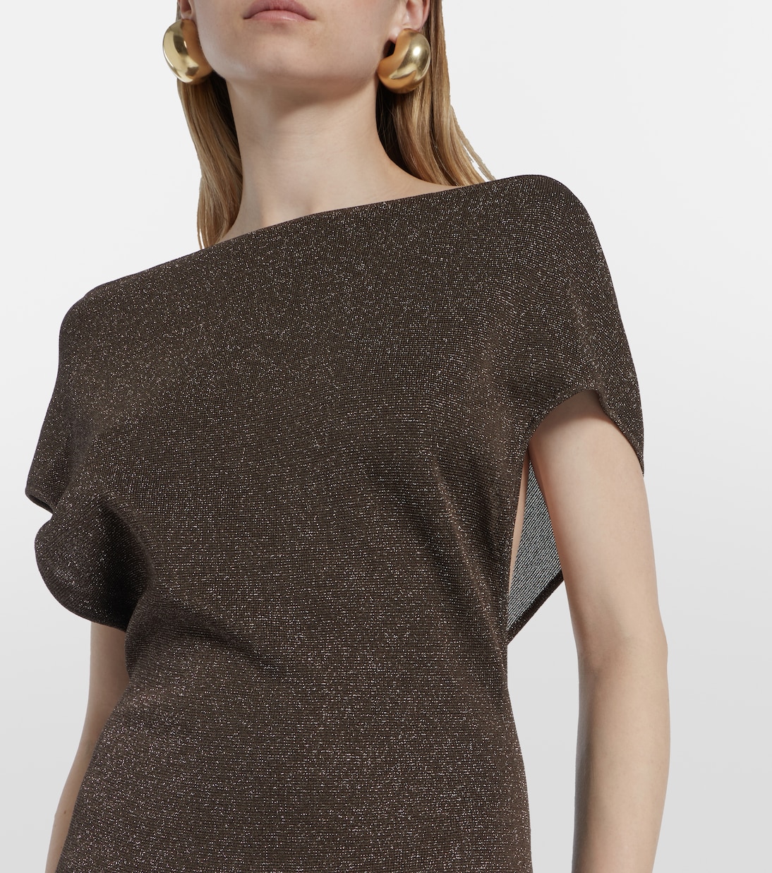 Abito lungo Eschimo con scollo a barchetta | Max Mara